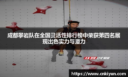 成都攀岩队在全国灵活性排行榜中荣获第四名展现出色实力与潜力